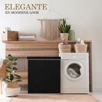 2dekans | MiRi Opvouwbare Wasmand – 3 Vakken met Deksel –, Huis en Inrichting, Badkamer | Badtextiel en Accessoires, Ophalen of Verzenden