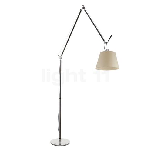 Artemide Tolomeo Mega Terra, frame aluminium/lampenkap perka, Huis en Inrichting, Lampen | Vloerlampen, Nieuw, Verzenden