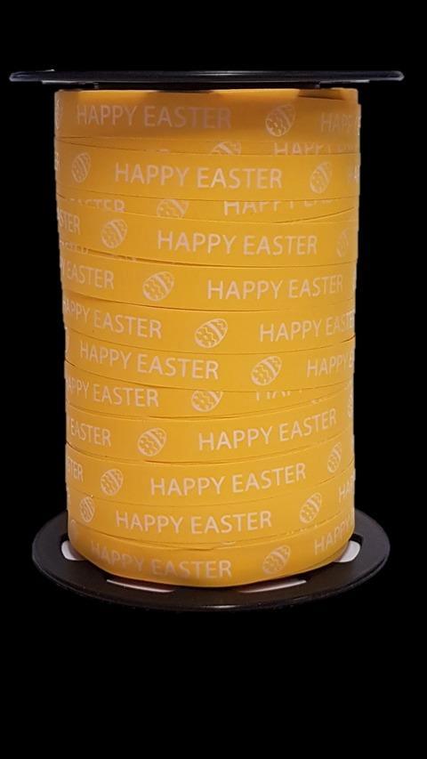 Lint krullint paaslint Happy Easter 225 m Lint Paaslint, Hobby en Vrije tijd, Knutselen, Nieuw, Ophalen of Verzenden