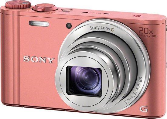 Sony Cyber-Shot DSC-WX350 Digitale Compact Camera - Roze, Audio, Tv en Foto, Fotocamera's Digitaal, Zo goed als nieuw, Verzenden