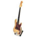 Miniatuur Fender Precision basgitaar met gratis standaard, Ophalen of Verzenden, Nieuw, Pop, Beeldje of Miniatuur