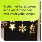 Kerstverlichting Raam Engel, Sneeuwvlokken, Sterren -, Diversen, Kerst, Verzenden, Nieuw