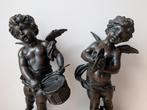 Daprès les frères Moreau - Beeld, Les chérubins - 31 cm -, Antiek en Kunst