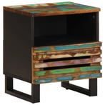 vidaXL Nachtkastje 40x34x46 cm massief gerecycled hout, Huis en Inrichting, Verzenden, Nieuw, Hout