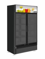 Koelkast Zwart | 2 Glasdeuren | 780 L Combisteel, Verzenden, Nieuw in verpakking