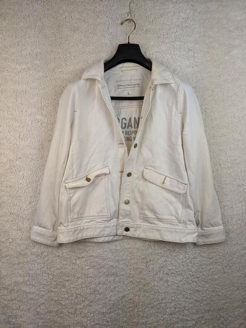 White denim jacket, Kleding | Dames, Jassen | Winter, Nieuw, Verzenden