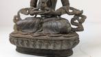Standbeeld Boeddha Amythayus zittend op lotustroon - Brons -, Antiek en Kunst