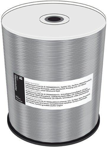 MediaRange CD-R 700 MB Diamant Inkjet Printable ProSelect..., Computers en Software, Beschrijfbare discs, Nieuw, Verzenden