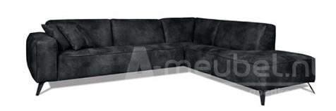 Hoekbank Lent - hoekbanken - Zwart, Huis en Inrichting, Banken | Sofa's en Chaises Longues, Nieuw, Leer