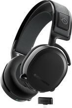 SteelSeries Arctis 7+ Wireless Headset - Zwart PS4, Ophalen of Verzenden, Zo goed als nieuw, PlayStation 4