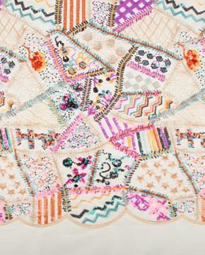 Paillettenstof Transparant Fantasie, Hobby en Vrije tijd, Stoffen en Lappen, Overige kleuren, Nieuw