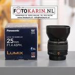 Panasonic Leica DG Summilux 25mm F1.4 ASPH MFT | occasion, Ophalen of Verzenden, Zo goed als nieuw, Overige typen