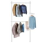 2dekans | SoBuy - Opbergsysteem - Wit - 77-112 x 103-278 cm, Huis en Inrichting, Ophalen of Verzenden, Zo goed als nieuw