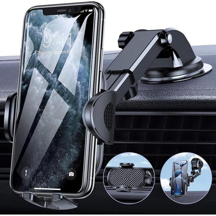 Telefoonhouders auto met zuignap - Voor, Telecommunicatie, Telefoonhouders, Ophalen of Verzenden