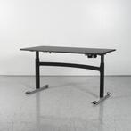 Elektrisch zit-sta Bureau Solidesk - Zwart blad - 160 x 80, Ophalen of Verzenden, Nieuw