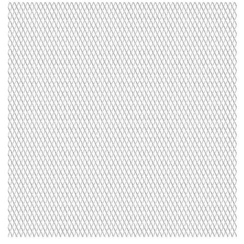 vidaXL Draadhek 50x50 cm 30x17x2,5 mm roestvrij staal, Tuin en Terras, Schuttingen, Nieuw, IJzer, Minder dan 1 meter, Verzenden