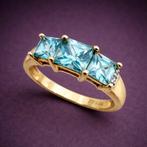 Zonder minimumprijs - Harry Ivens - Ring Zilver - Topaz, Nieuw