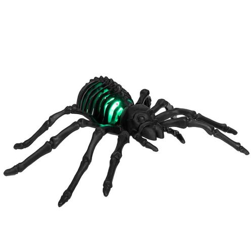 Halloween Led-Spinnenskelet Zwart 22cm, Hobby en Vrije tijd, Feestartikelen, Nieuw, Verzenden