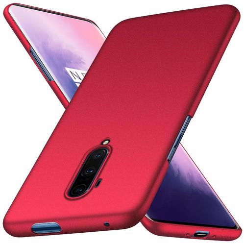 ProGuard OnePlus 7T Pro Hoesje Ultra Slim Grip Texture Rood, Telecommunicatie, Mobiele telefoons | Hoesjes en Frontjes | Overige merken