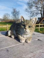Beeld, garden statue cat - 17 cm - polyresin