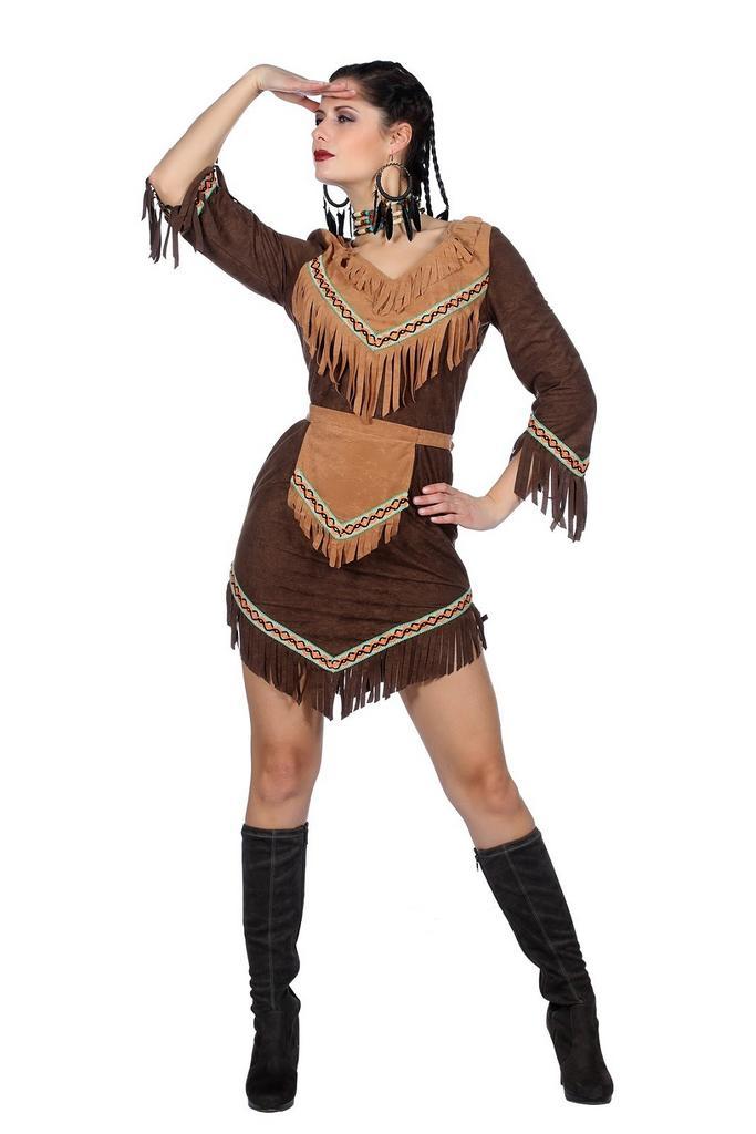Indianen vrouw kostuum dames, Kleding | Dames, Carnavalskleding en Feestkleding, Nieuw, Ophalen of Verzenden