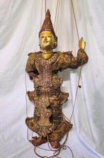 Oude Birmaanse pop - Hout, Textiel - Birmania - Eerste helft