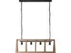 BRILLIANT Matrix Nature - Hanglamp 4 lichts - Antiek Hout -, Verzenden, Nieuw