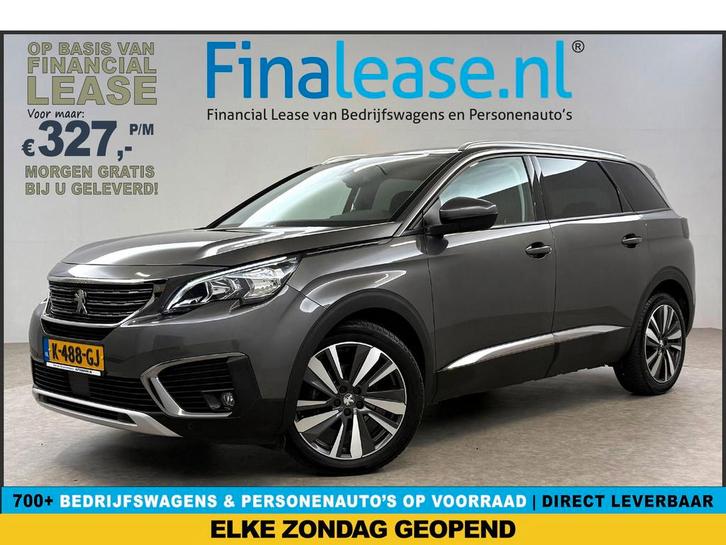 Peugeot 5008 1.2 PureTech 7 Persoons 360° Camera Virtual, Auto's, Peugeot, Lease, Automaat, SUV of Terreinwagen, Benzine, Zilver of Grijs