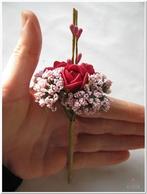 Corsage Miniroos New Style Pick Pink-Roze, Hobby en Vrije tijd, Knutselen, Ophalen of Verzenden, Nieuw