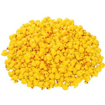 Fako Bijoux® - 100x Mini Eendjes - Miniatuur - Beeldjes - beschikbaar voor biedingen