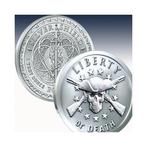 Wereld. Silver medal ND Liberty or Death, 1 Oz (.999)