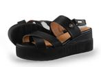 Mustang Sandalen in maat 40 Zwart | 10% extra korting, Verzenden, Zwart, Sandalen of Muiltjes, Zo goed als nieuw