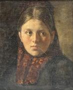 Nederlandse school (XX) - Portret van een jonge vrouw