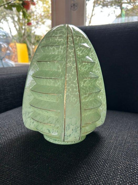 Lamp - Glas - Art deco skyscraper kap, Antiek en Kunst, Kunst | Designobjecten