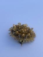 Broche - 14 karaat Geel goud - Filigrain, Sieraden, Tassen en Uiterlijk, Antieke sieraden