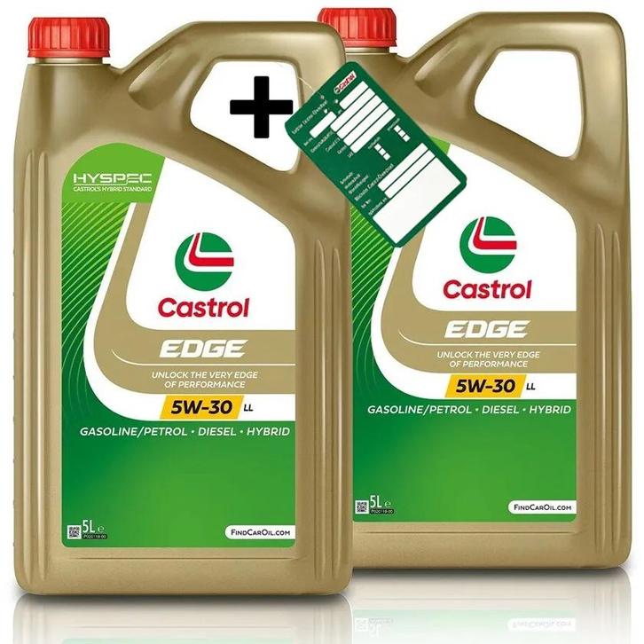 10L Castrol 5W30 LL Longlife Edge 15669E Motorolie VW 504..., Auto-onderdelen, Motor en Toebehoren, Nieuw, Ophalen of Verzenden