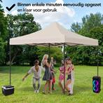 2dekans | Brixy Partytent - Opvouwbaar - Easy Up - 3x3m -, Ophalen of Verzenden, Zo goed als nieuw