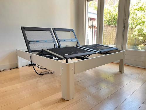 Auping auronde bed 160 x 200 x 48 cm, wit 2M -  met garantie, Huis en Inrichting, Slaapkamer | Bedden, 160 cm, 200 cm, Verstelbaar
