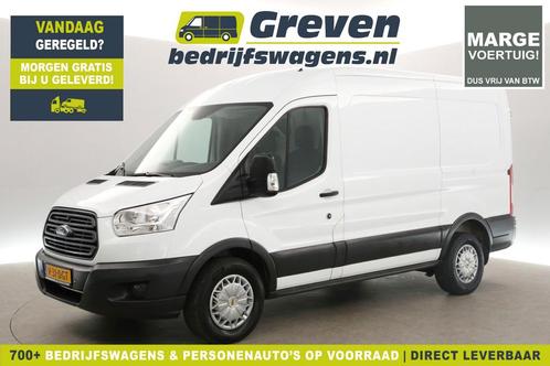 Ford Transit 350 2.0 TDCI L2H2, Auto's, Bestelauto's, Onderhoudsboekje, Lease, Handgeschakeld, Wit, Ford, Financial lease, Stof