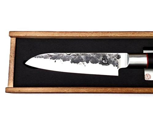 Santoku Knife - 440C Japanese Stainless Steel - Forged and, Antiek en Kunst, Antiek | Keukenbenodigdheden