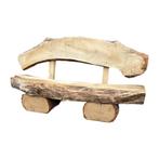 Boomstam bank – robuuste decoratie – massief hout – 205 cm, Ophalen of Verzenden, Nieuw