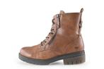 Mustang veterboots in maat 37 Cognac | 25% korting, Kleding | Dames, Schoenen, Overige kleuren, Verzenden, Overige typen, Zo goed als nieuw