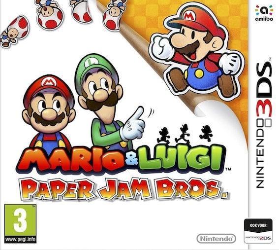 Mario & Luigi Paper Jam Bros. (Buitenlands Doosje), Spelcomputers en Games, Games | Nintendo 2DS en 3DS, Zo goed als nieuw, Ophalen of Verzenden