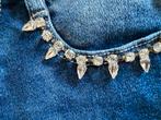 Retro flared jeans voor meisjes met steentjes | NIEUW, Ophalen of Verzenden, Nieuw, Meisje