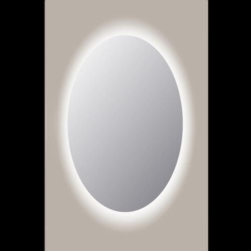Spiegel Ovaal Sanicare Q-Mirrors 120x80 cm PP Geslepen LED, Doe-het-zelf en Verbouw, Sanitair, Ophalen of Verzenden