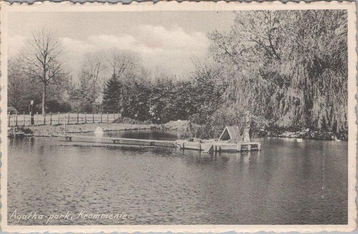 KROMMENIE - Agatha-park, Verzamelen, Ansichtkaarten | Nederland, Verzenden