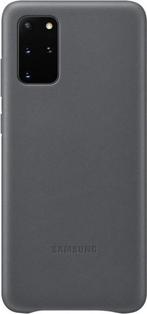 Samsung Leather Hoesje - Samsung Galaxy S20 Plus - Grijs, Telecommunicatie, Nieuw, Ophalen of Verzenden