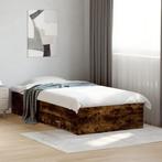 vidaXL Bedframe met lades bewerkt hout gerookt eikenkleurig, Eenpersoons, Bruin, Verzenden, Nieuw