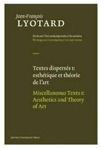 Textes dispersAs I: esthAtique et thAorie de., Zo goed als nieuw, Jean-Francois Lyotard, Verzenden