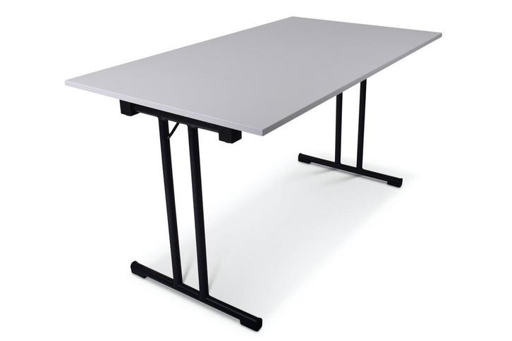 Inklapbare tafel recht | 140x80 | T-frame, Huis en Inrichting, Tafels | Bijzettafels, Nieuw, Kunststof, Ophalen of Verzenden